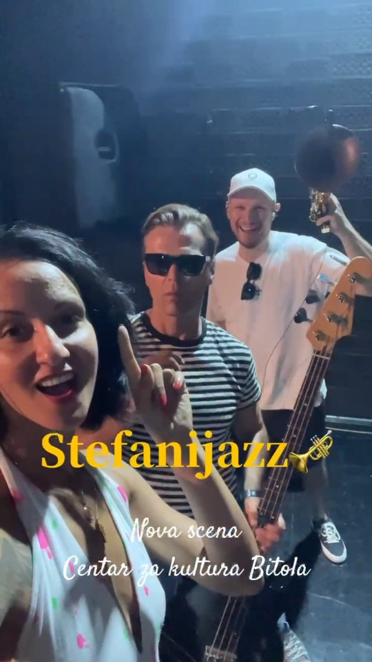 Stefanijazz концерт
27.06.2025 
20ч.
Нова сцена, Центар за култура Битола✨️🎶💫
Обезбедете си билети на време во Порта Џез, Камарите и Анастасија Центар.
